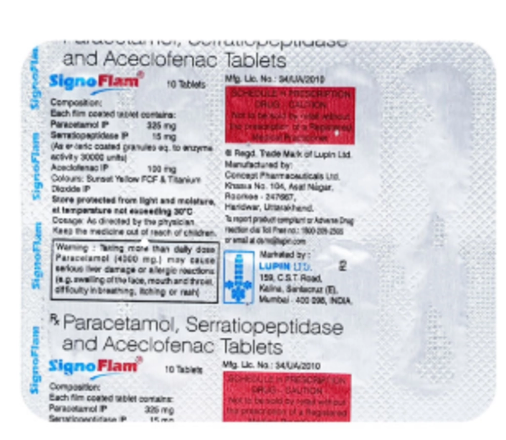 SIGNOFLAM TAB
