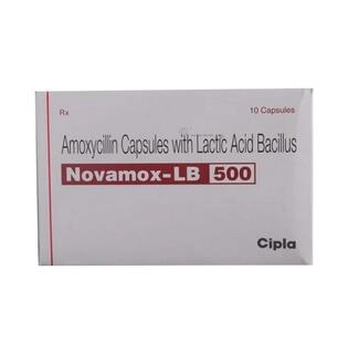 NOVAMOX LB 500MG CAP 10`S