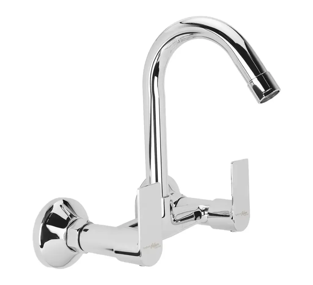 Hindware Fabio Sink Mixer With Swivel Spout (Wall Mounted)