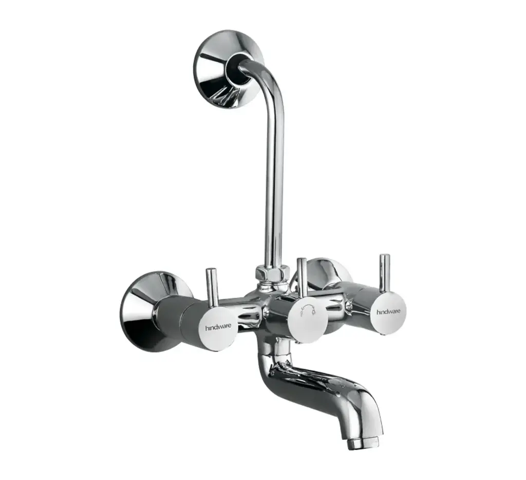 Hindware Flora Wall Mixer With L Bend Pipe For OverHead Shower