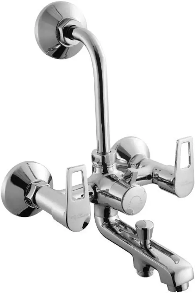 Hindware Aspiro Wall Mixer With L Bend Pipe & Provision For Overhead Shower & Hand Shower