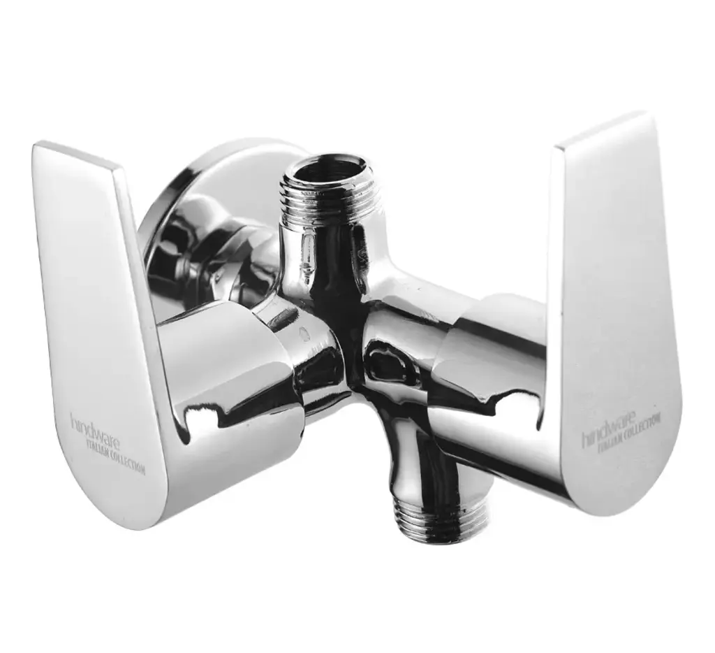 Hindware Element Angle Valve 2 in 1 With Wall Flange