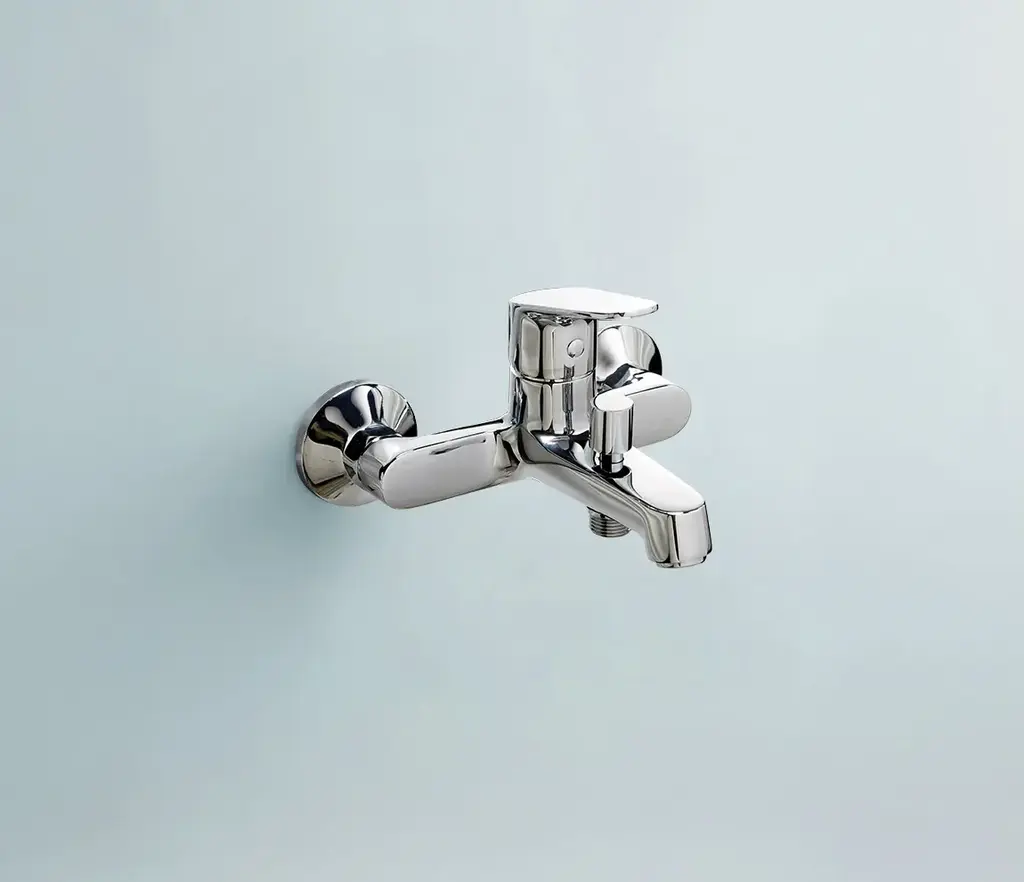 Hindware Element Single Lever Bath And Shower Mixer With Povision Of Hand Shower