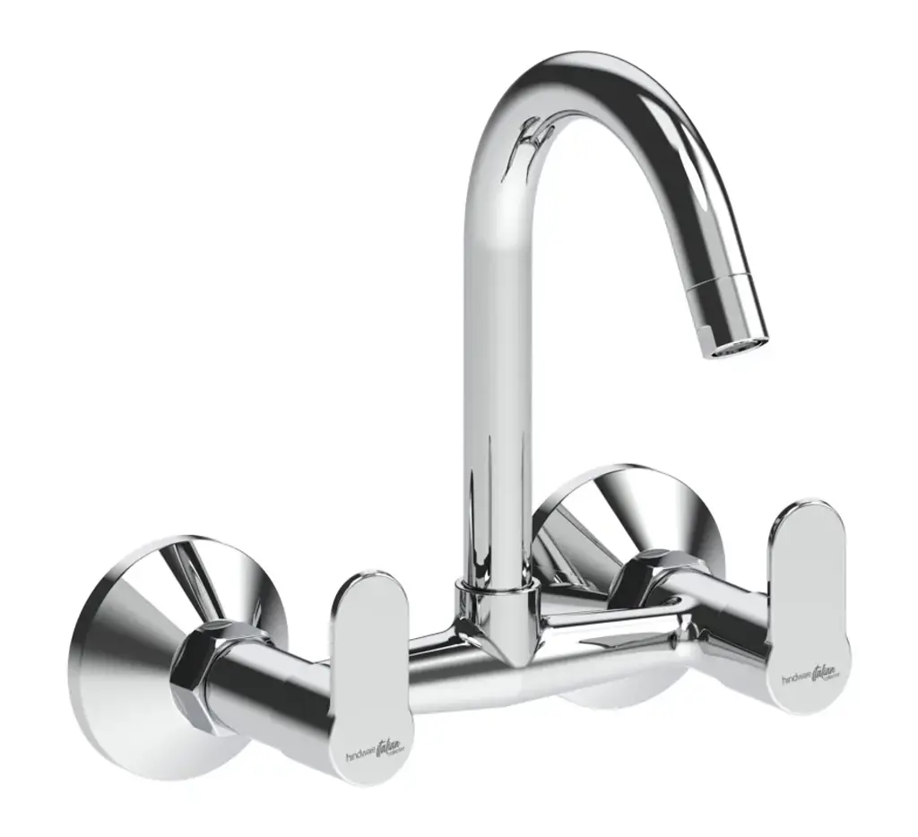 Hindware Studio Sink Mixer With Swivel Spout (Wall Mounted)