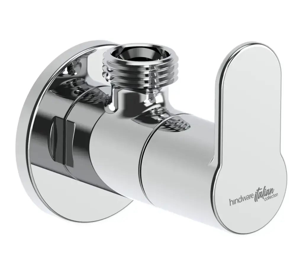 Hindware Studio Angular Stop Cock With Wall Flange