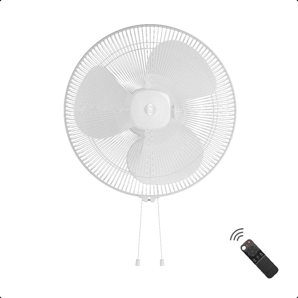 AtomBerg Stelios Pro Wall Fan Snow White