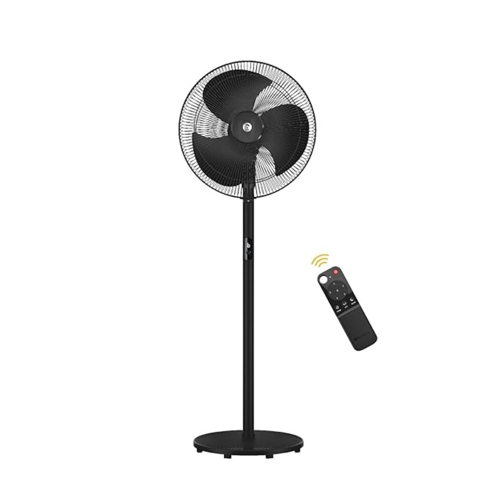 AtomBerg Stelios Pro Penestal Fan Midnight Black