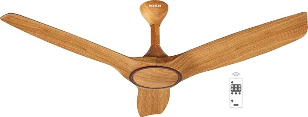 Havells Special Finish Stealth Wood IES Pinewood Cola Chrome