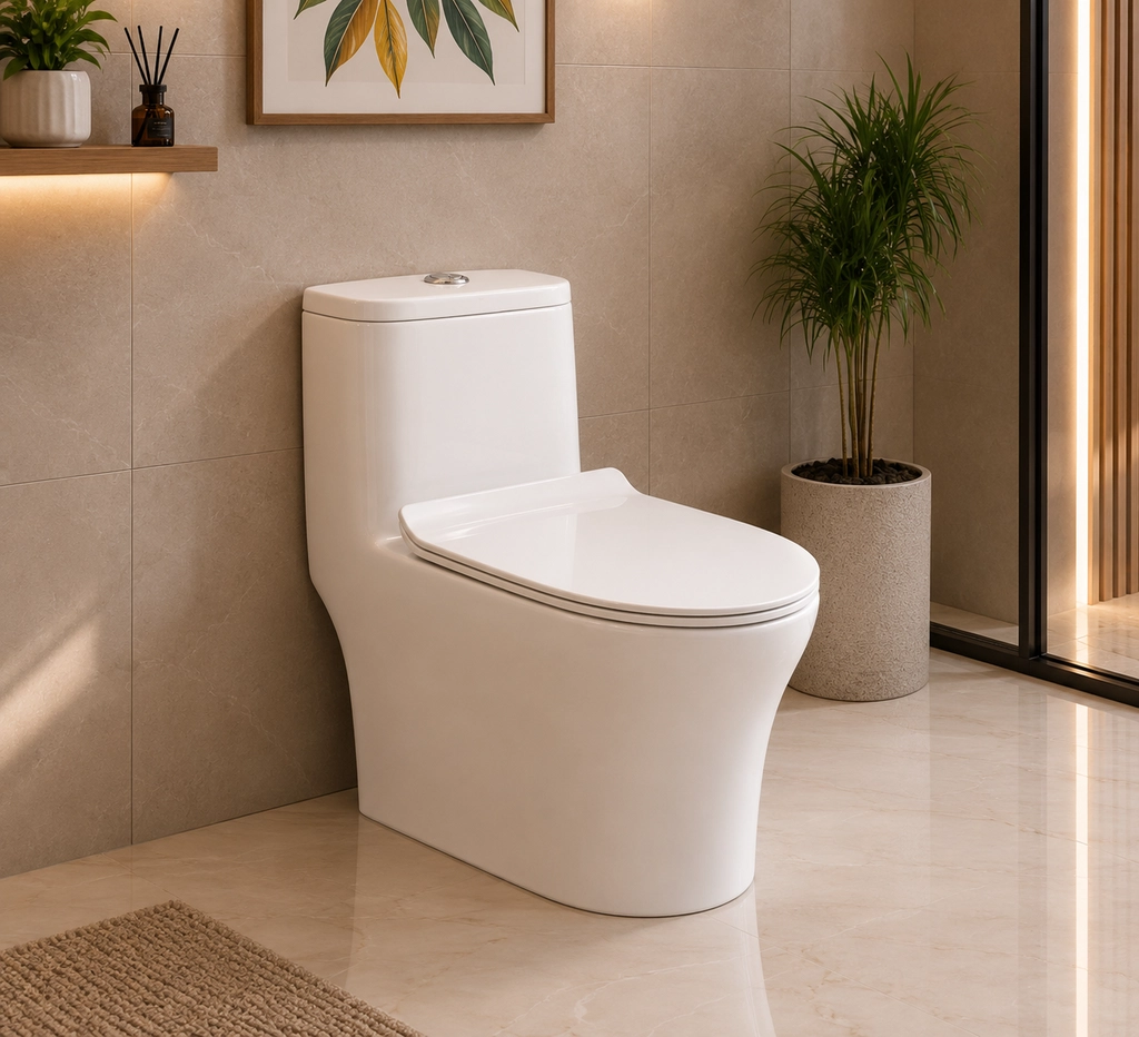 Hindware One-piece Western Commode Aster R /Aster Neo R