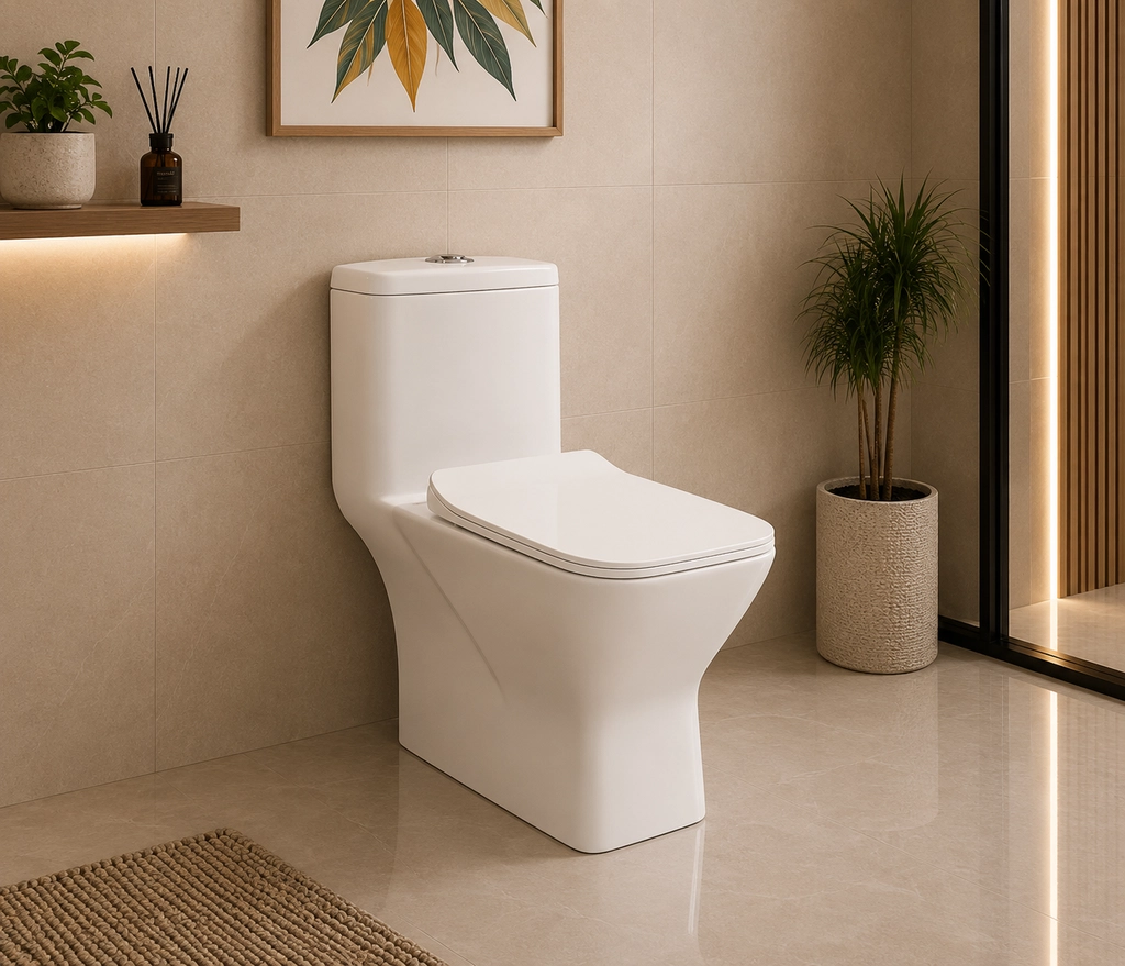 Hindware One-piece Western Commode Sharp