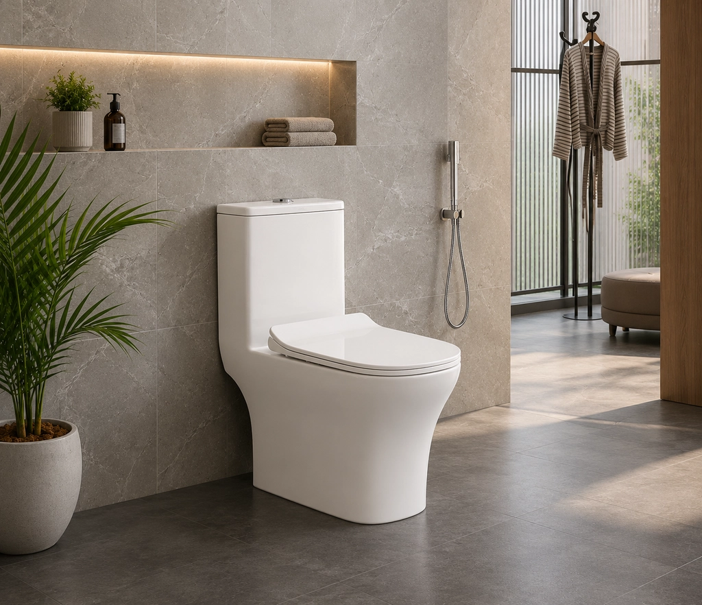 Hindware One-piece Western Commode Starc /Starc Neo