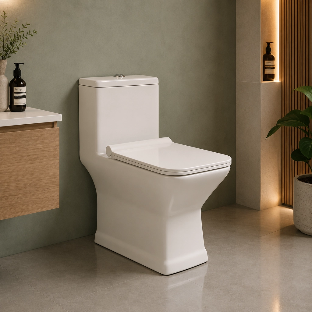 Hindware One-piece Western Commode Prima Syphonic