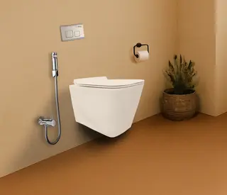 Hindware One-piece Wall Mounted Commode Delta