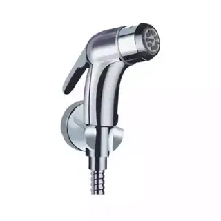 Hindware Health Faucets Health Faucet Abs With Rubbit Cleaning System 1.25 MTR PVC Flexible Pipe & ABS Wall Hook