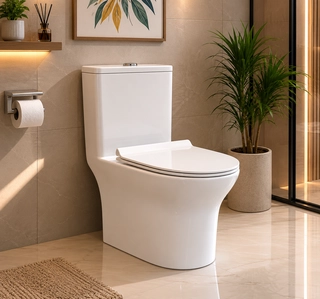 Hindware One-piece Western Commode Cora
