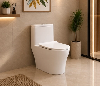 Hindware One-piece Western Commode Essence Neo
