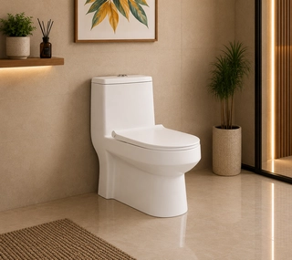 Hindware One-piece Western Commode Evita