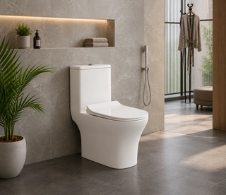 Hindware One-piece Western Commode Starc /Starc Neo