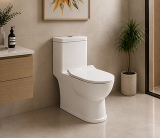 Hindware One-piece Western Commode Ace Syphonic