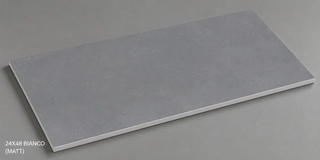 24X48 Tile BIANCO (MATT) Vitrified Body -Box-2pieces-