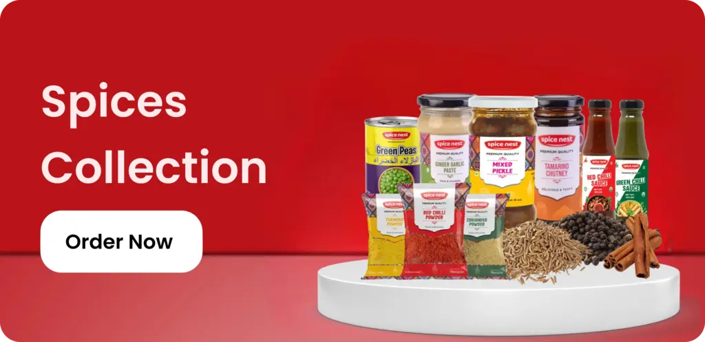 Grains oil rice spices