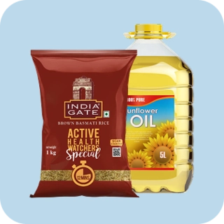 GRAINS, OIL, RICE & SPICES