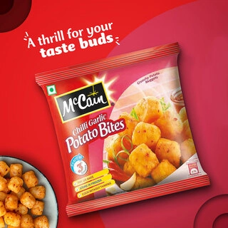 CHILLI GARLIC POTATO BITES
