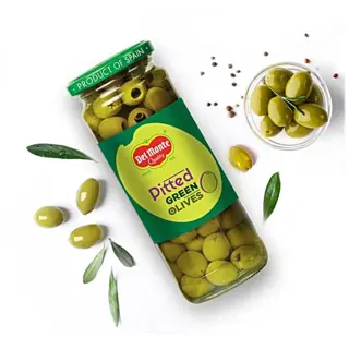 OLIVES PITTED GREEN