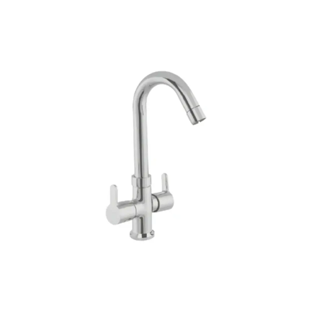 Flute Center Hole Basin Mixer