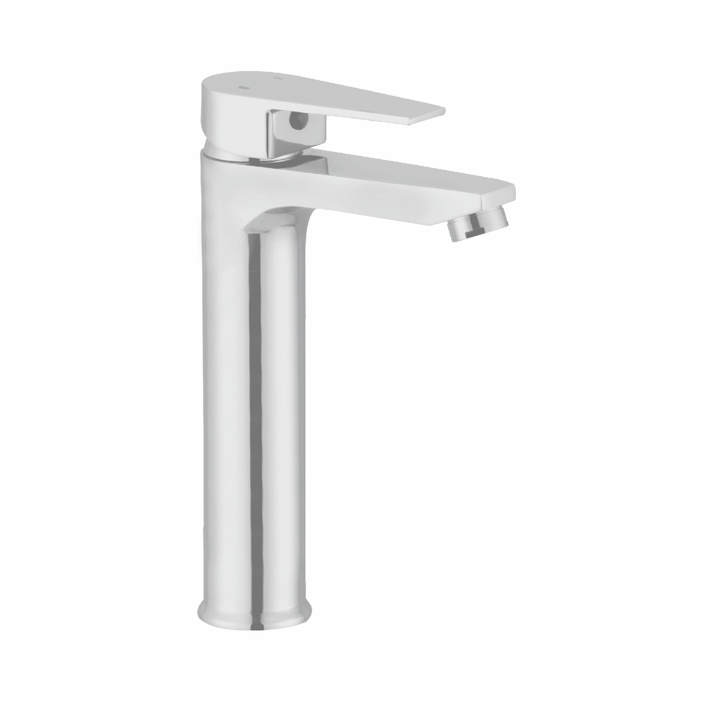 Nexo Single Lever Basin Mixer With SS-304 Grade Braided Hose (12 Inches)