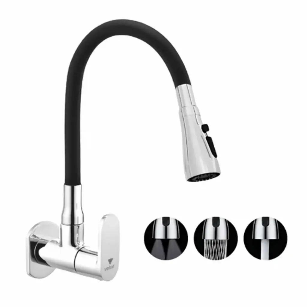 Sink Cock Fynix Three Flow Mode (Black)