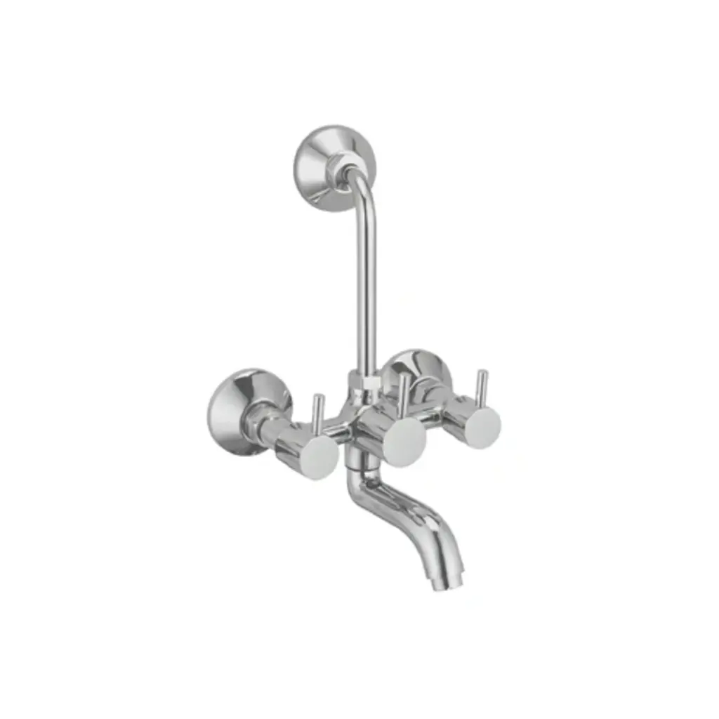 Fine 2x1 Wall Mixer With Bend