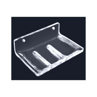 Acrylic Single Soap Dish (Square)-(Square) - HFA01