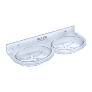 Unbreakable Double Soap Dish (Oval)-PF04