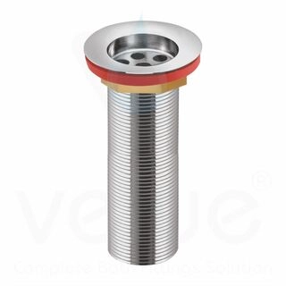 Brass Waste Coupling (5 Inches) Long-Full Thread (Silver)-V35302