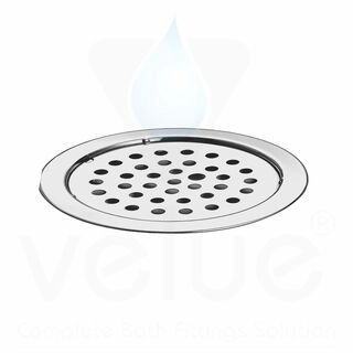 Round Locking Jali Silver (Plain)-V48010