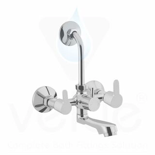 Flute 2x1 Wall Mixer With Bend-V74110