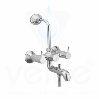 Flora 3x1 Wall Mixer With Bend-V71120