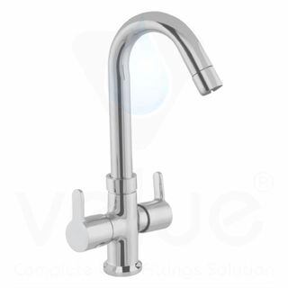 Flute Center Hole Basin Mixer-V74140