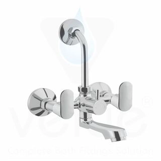 Pearl 2x1 Wall Mixer With Bend-V76110