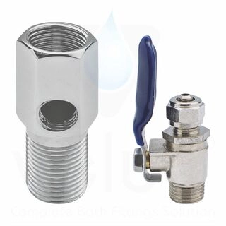 RO Nipple With Valve Set (1/4 Inches)-V67100