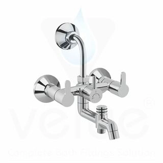 RIO 3x1 Wall Mixer With Bend-V77120