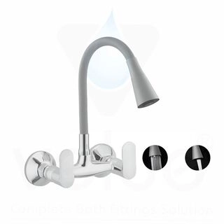 Sink Mixer With Shower Duel Flow (Grey)-V98320