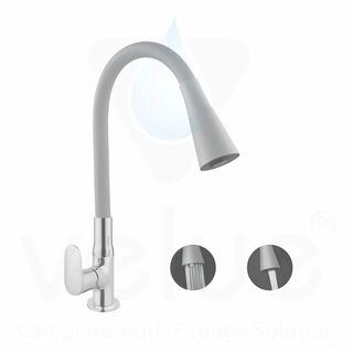 Swan Neck With Shower Duel Flow (Grey)-V98220