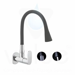 Sink Cock With Shower Duel Flow (Black)-V98110