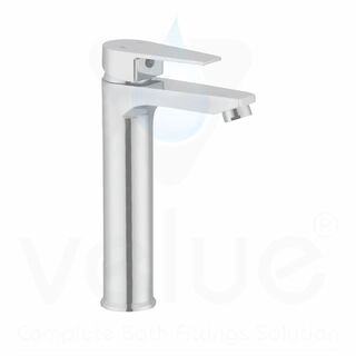 Nexo Single Lever Basin Mixer With SS-304 Grade Braided Hose (9 Inches)-V86215