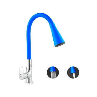 Swan Neck With Shower Duel Flow (Navy-Blue)-V98230