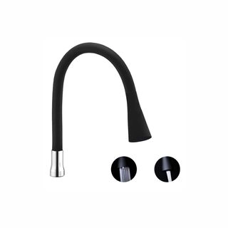 Flexible Spout With Shower Duel Flow (Black)-V98010