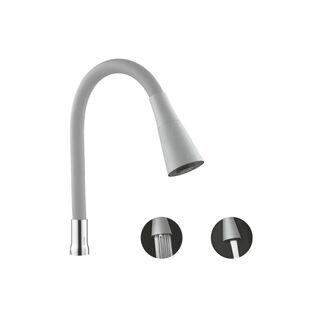 Flexible Spout With Shower Duel Flow (Grey)-V98020