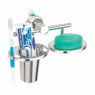 Tumbler Holder With Soap Dish Ebro